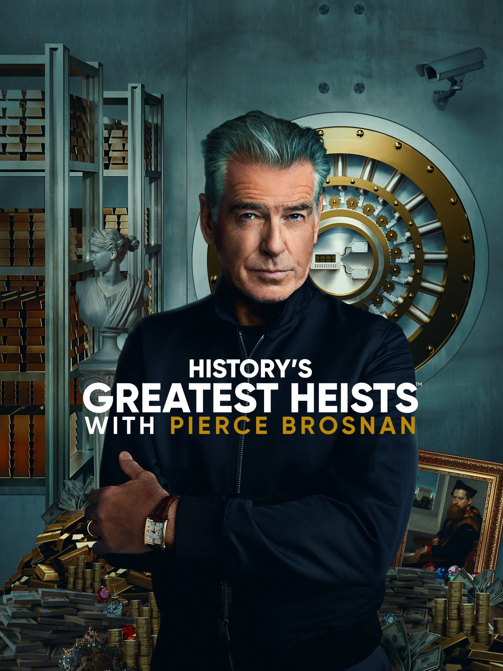 History’s Greatest Heists With Pierce Brosnan “The Museum of Natural History Heist” S1E6 March 14 2023 on History