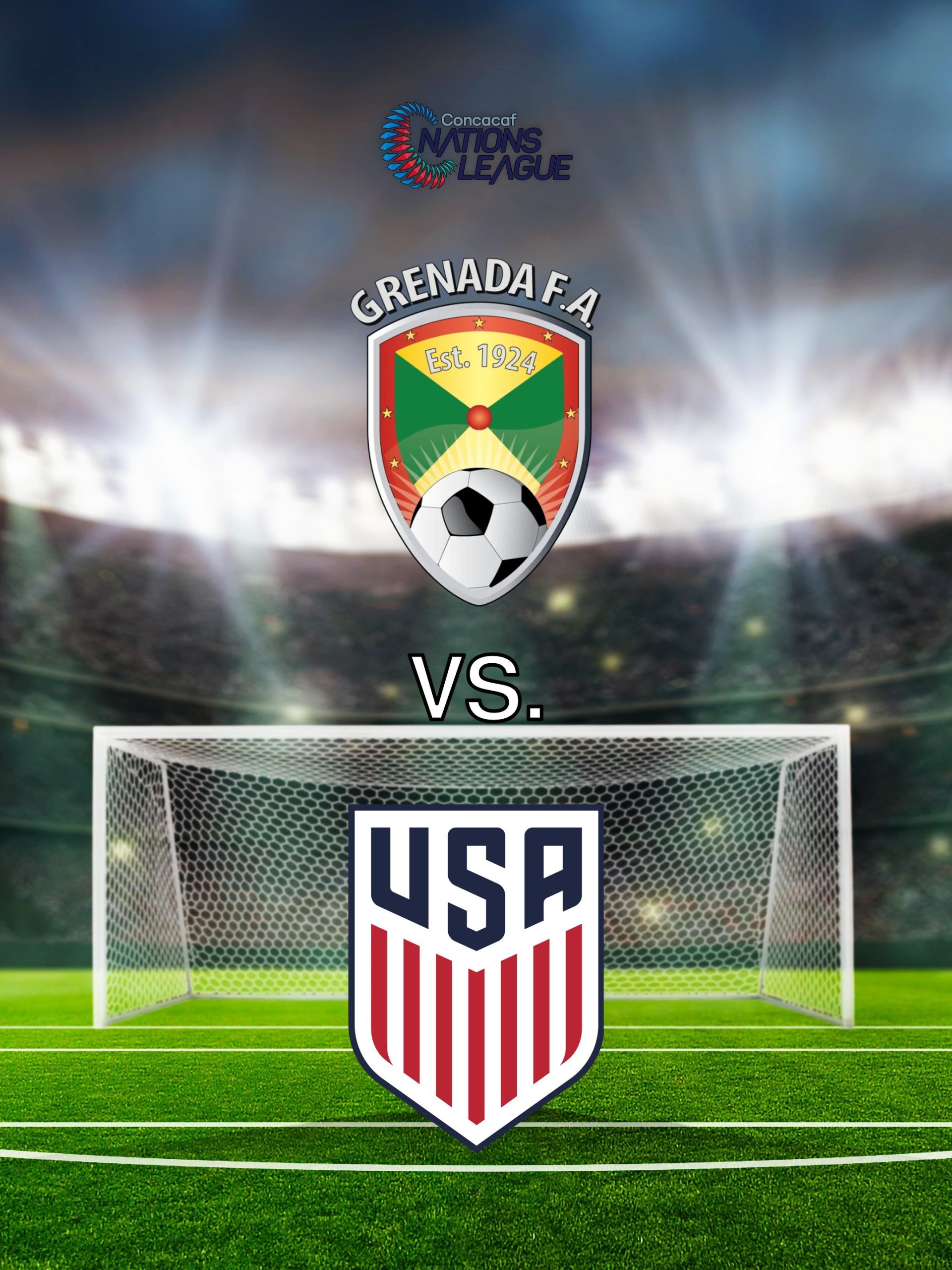 CONCACAF Nations League Soccer “Jamaica vs. United States” November 14 2024 on TNT