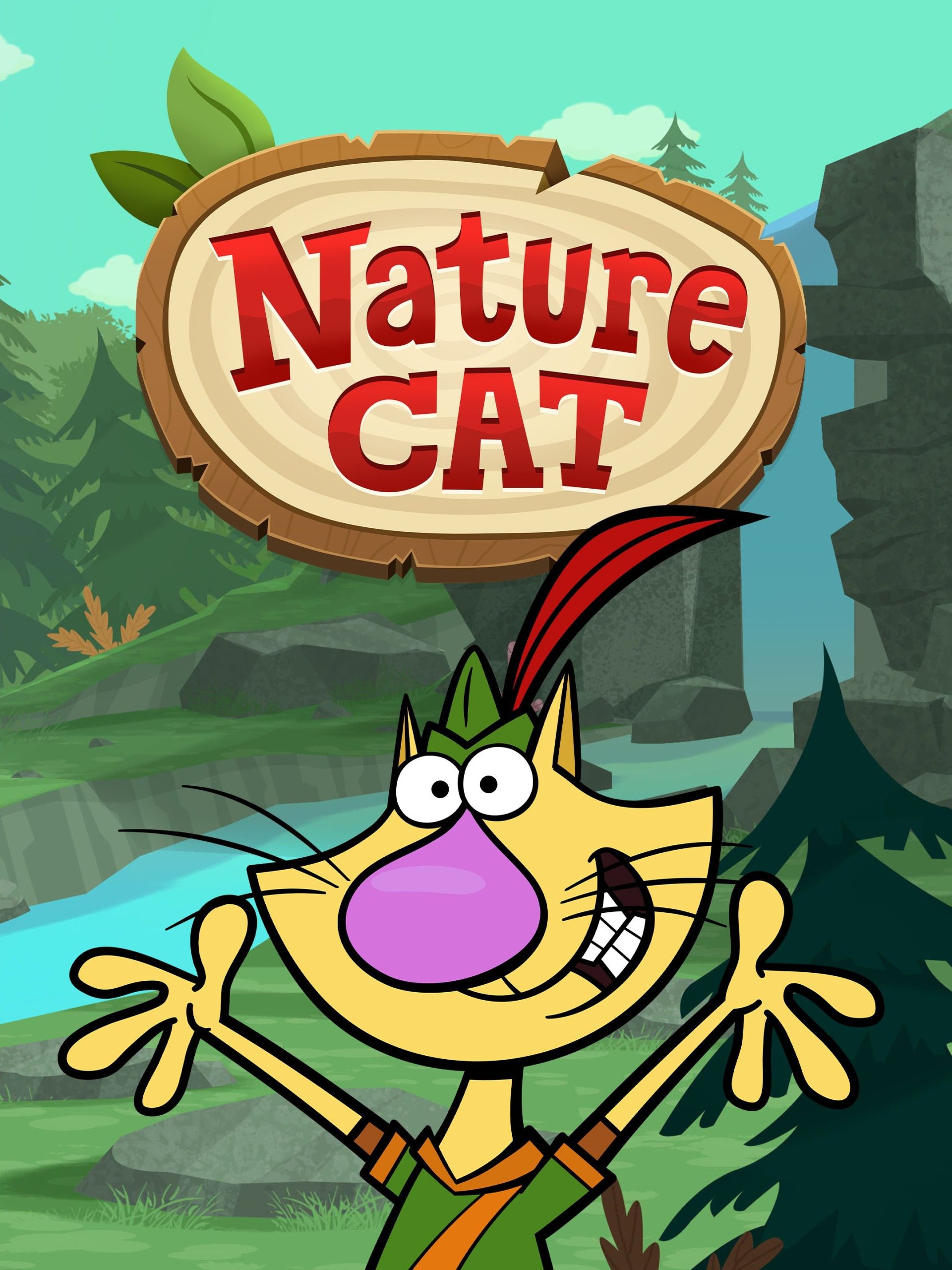Nature Cat "Bunny Baby Babysitter; King of the Backyard Bouncy Castles