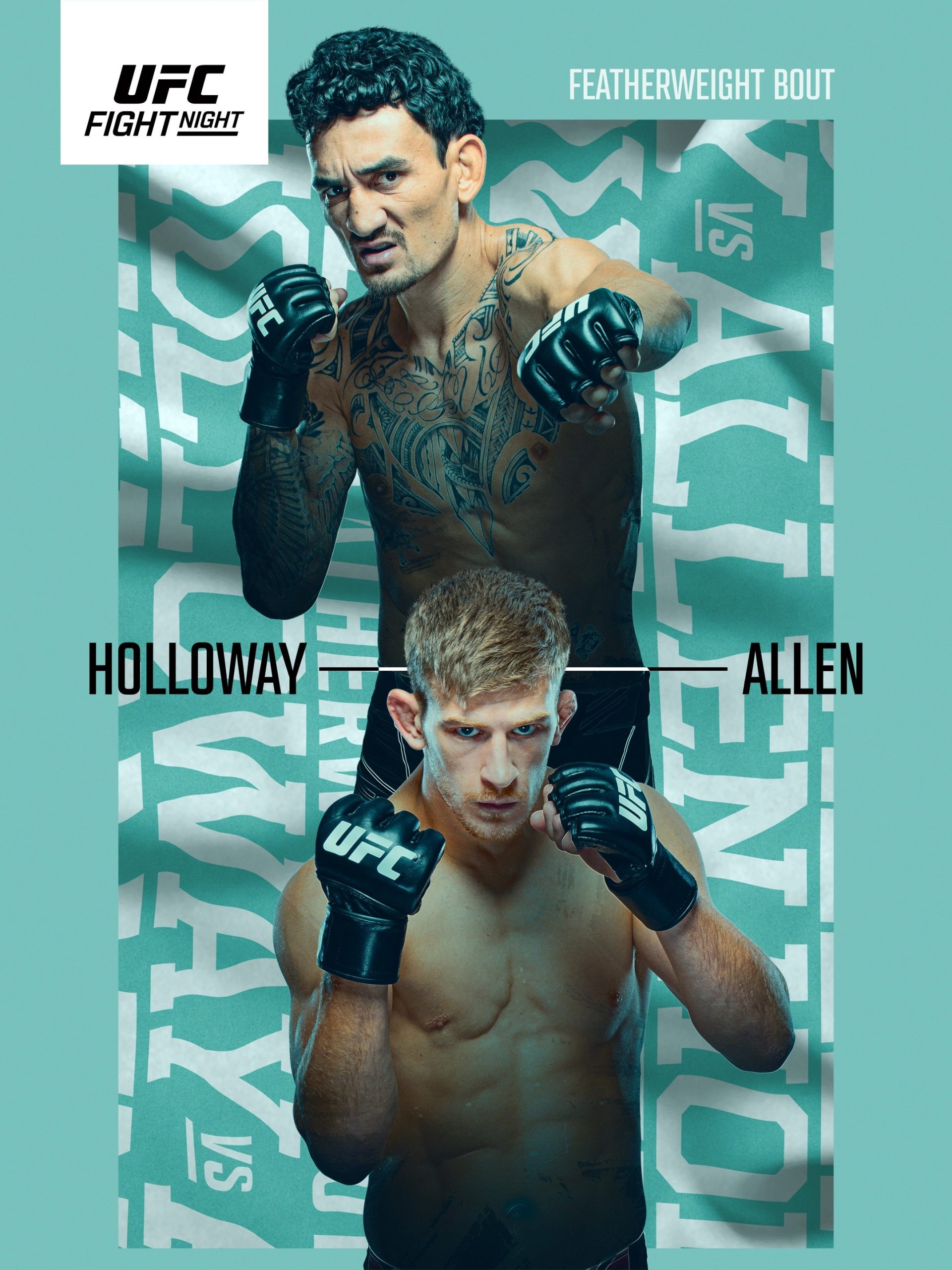 UFC Fight Night Holloway vs. Allen April 15 2023 on ESPN TV Regular