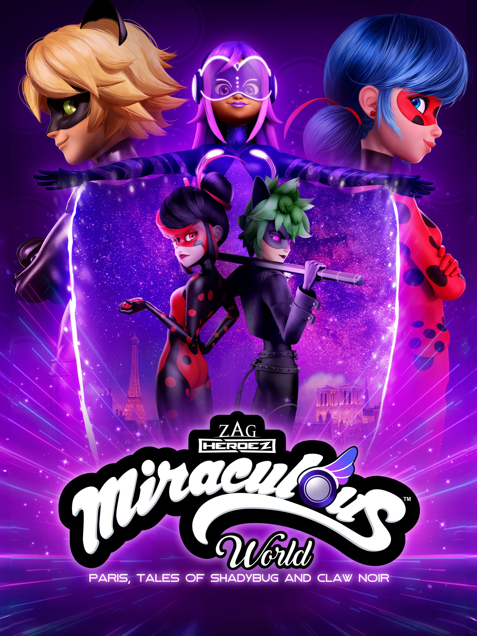 Miraculous World Paris: Tales of Shadybug and Claw Noir December 9 2023 on Disney 1 Miraculous World Paris: Tales of Shadybug and Claw Noir December 9 2023 on Disney