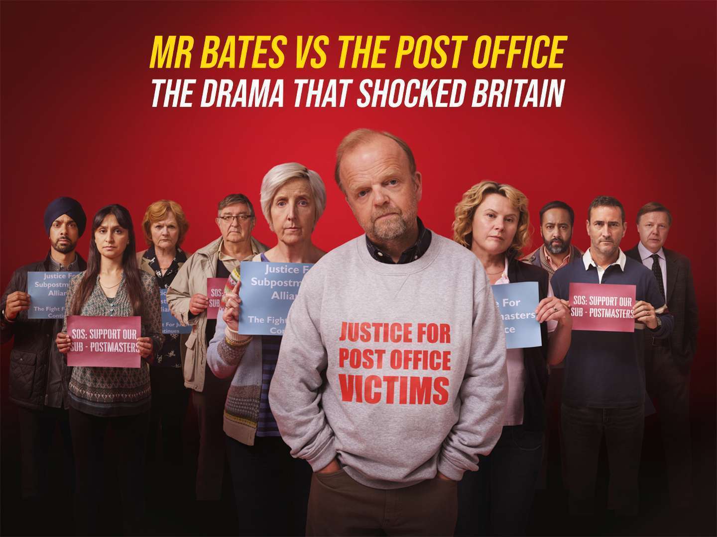 Mr Bates vs the Post Office: The Drama That Shocked Britain 25 January 2024 on ITV 1 Mr Bates vs the Post Office: The Drama That Shocked Britain 25 January 2024 on ITV