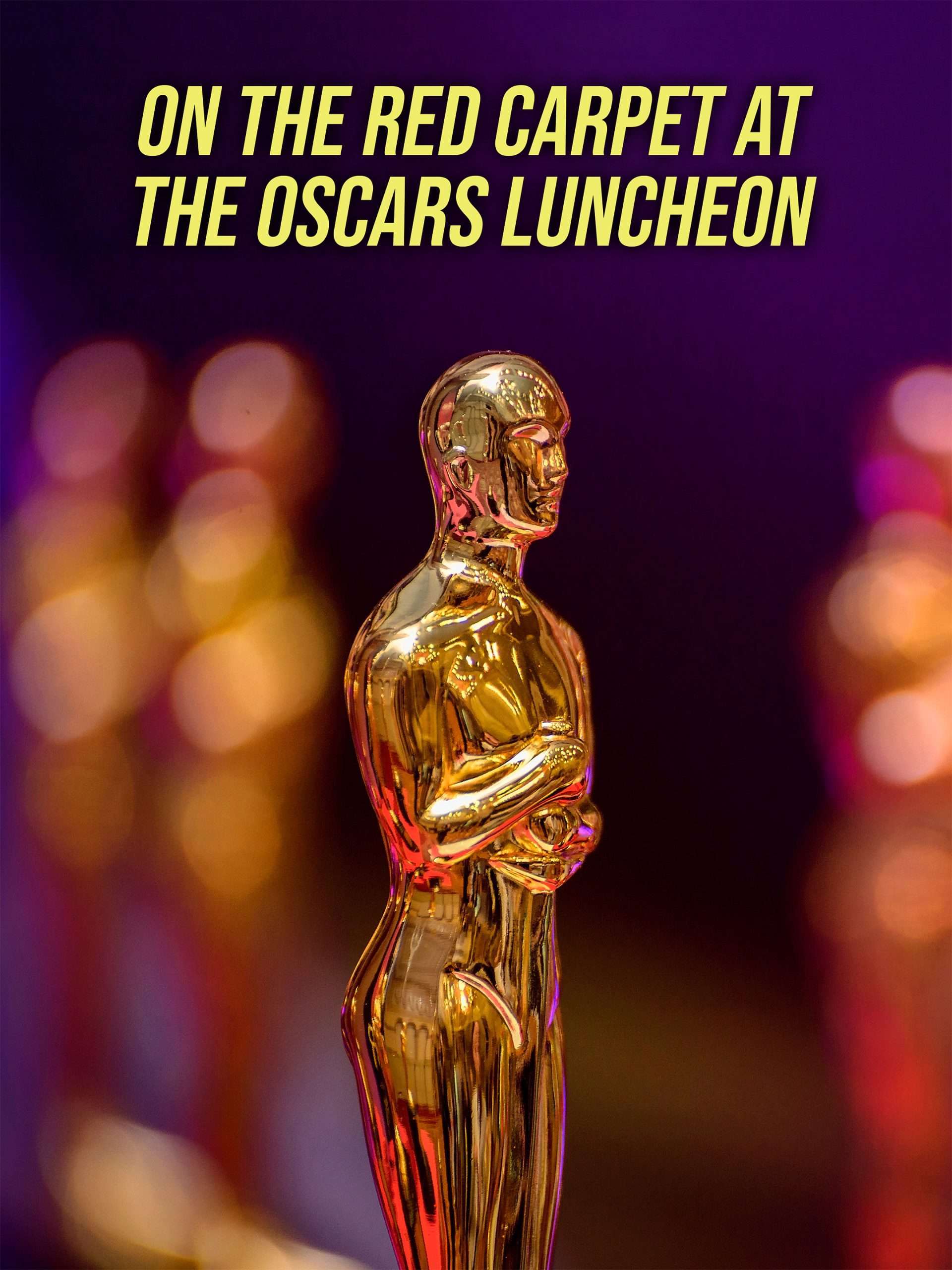 On the Red Carpet at the Oscars Luncheon  March 2 2024 on ABC