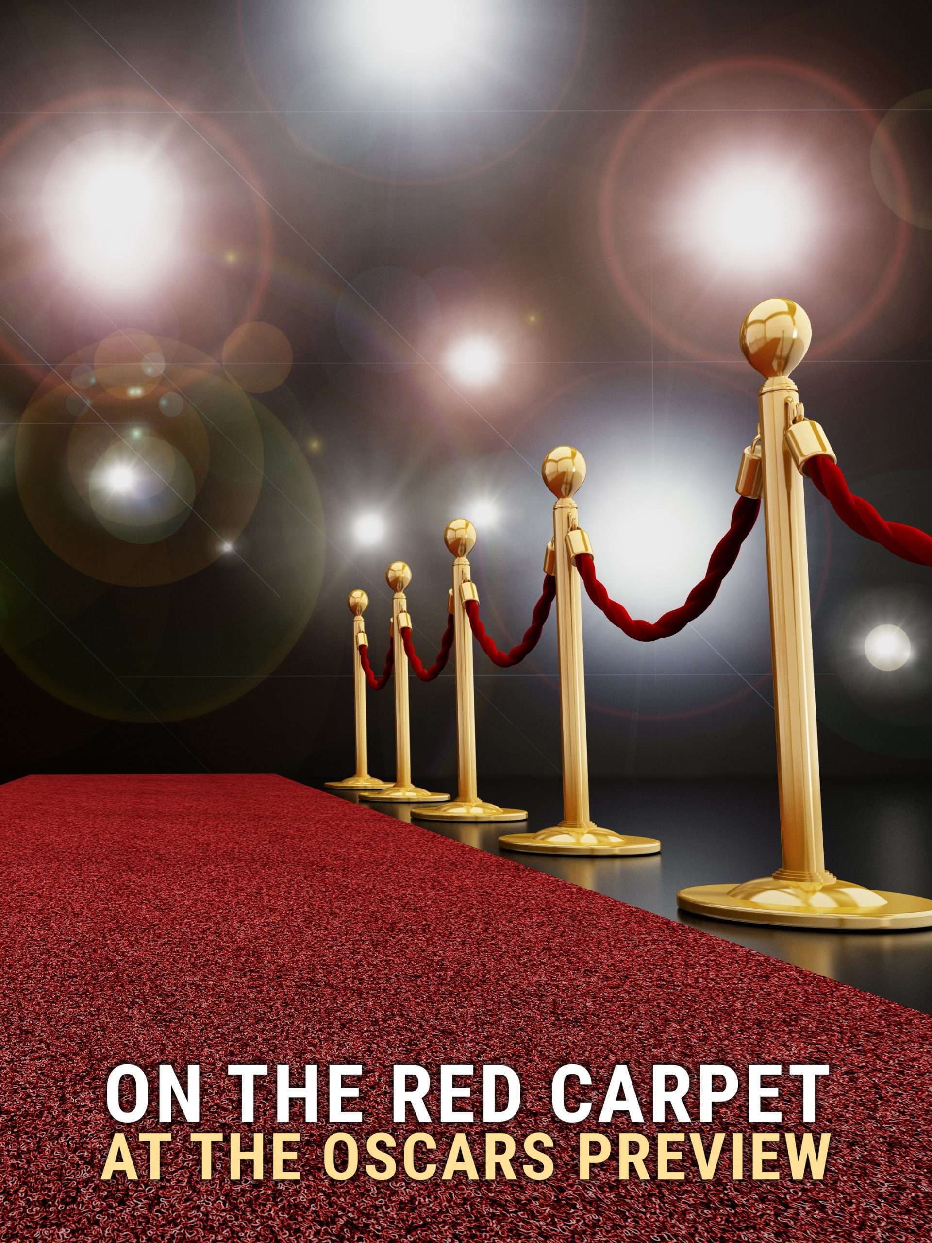 On the Red Carpet at the Oscars Preview March 9 2024 on ABC TV Regular