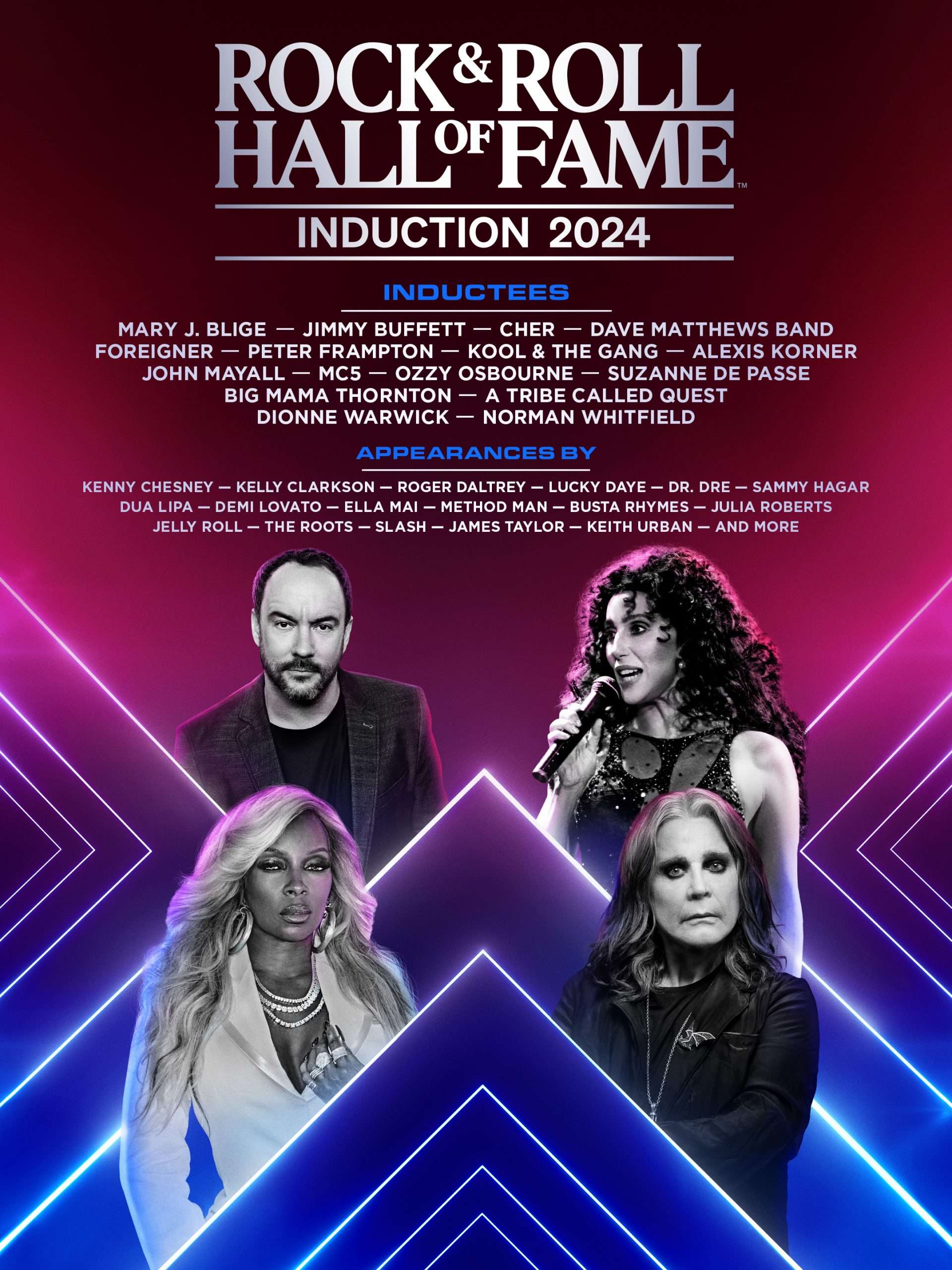 2024 Rock & Roll Hall of Fame Induction Ceremony January 1 2025 on ABC 1 2024 Rock & Roll Hall of Fame Induction Ceremony January 1 2025 on ABC