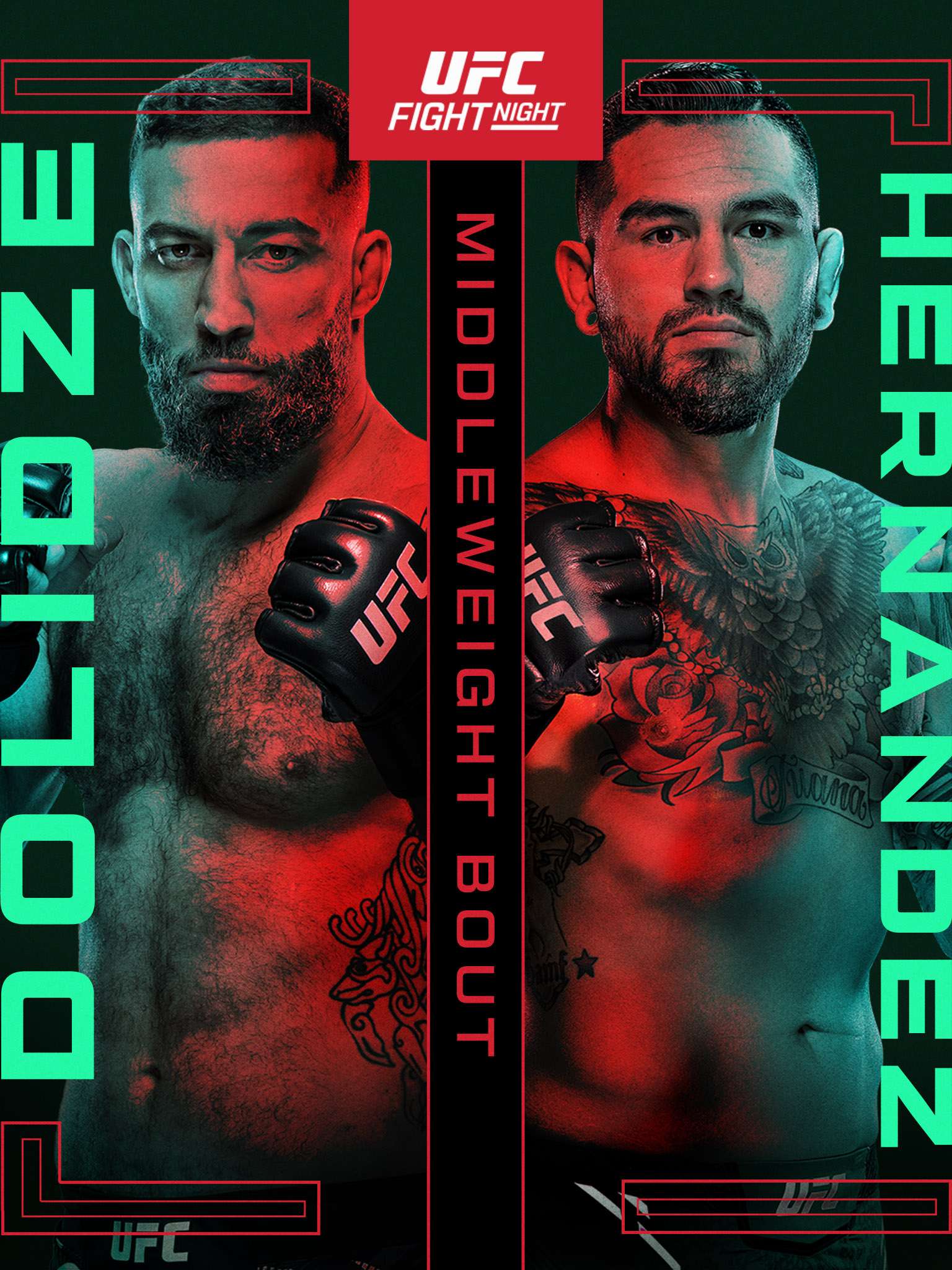 UFC Fight Night: Dolidze vs. Hernandez  August 9 2025 on ESPN
