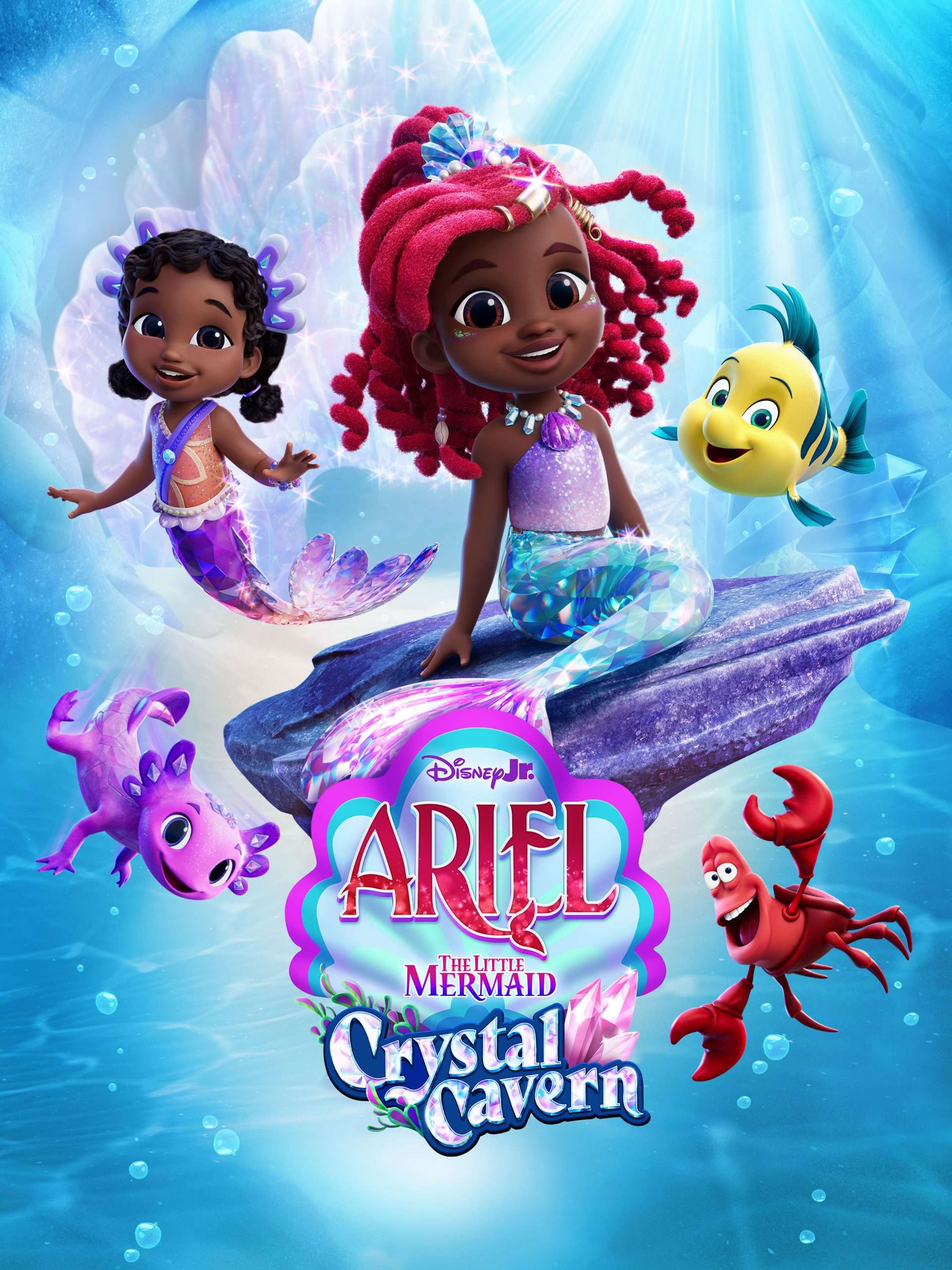 Disney Jr. Ariel - The Little Mermaid Disney Jr. Ariel – The Little Mermaid “Detective Flounder; Bath Time for Ebb and Flo” S2E13 April 10 2026 on Disney