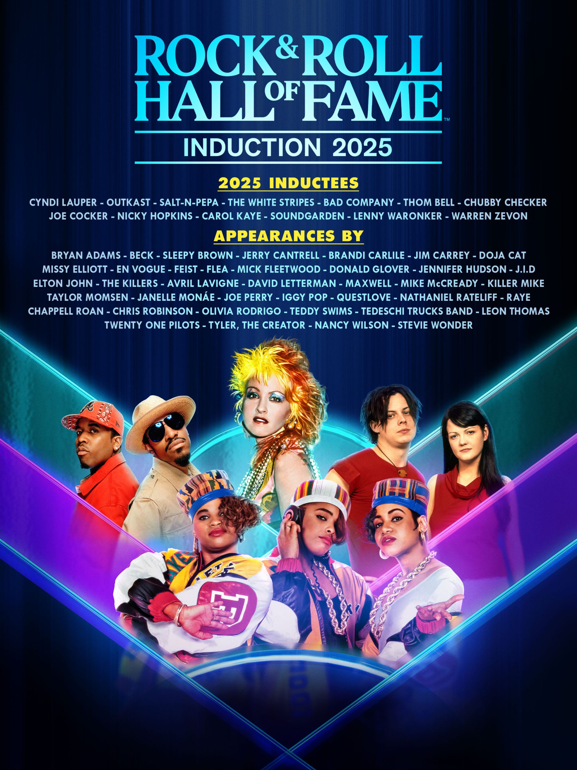 2025 Rock & Roll Hall of Fame Induction Ceremony January 1 2026 on ABC 1 2025 Rock & Roll Hall of Fame Induction Ceremony January 1 2026 on ABC