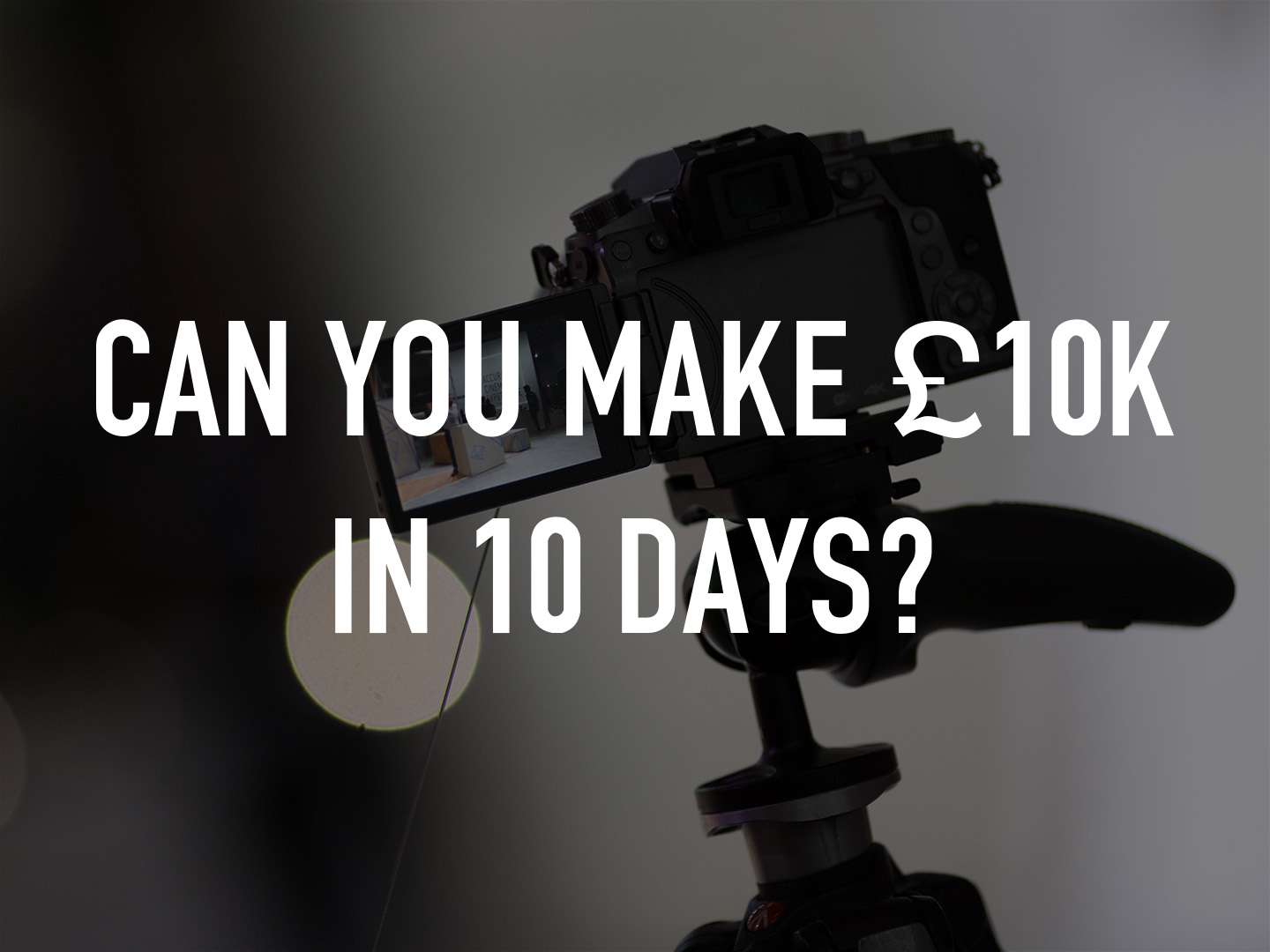 Can You Make £10k in 10 Days? 9 January 2026 on Channel 4 1 Can You Make £10k in 10 Days? 9 January 2026 on Channel 4